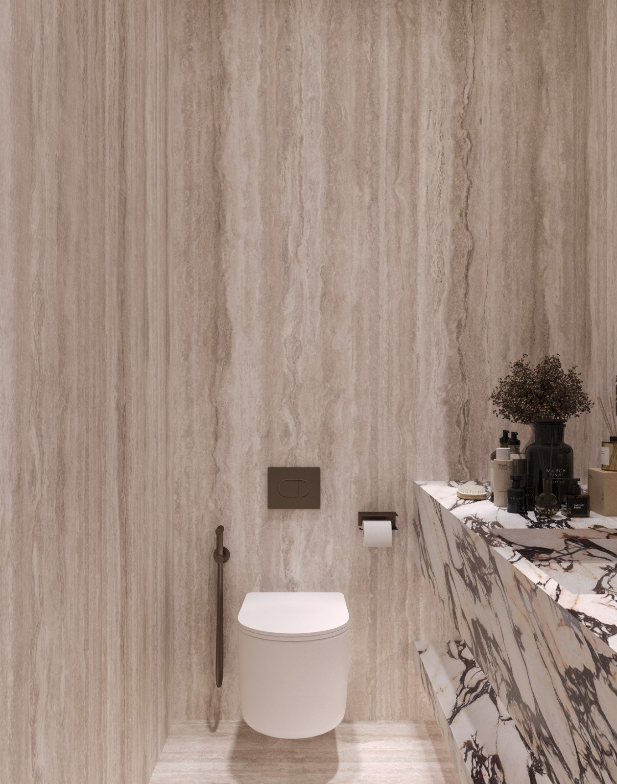 Powder Room — The Greens